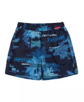 Шорты плавательные с принтом для мальчика Button Blue (122-128)
