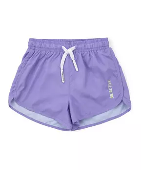 Шорты плавательные с принтом фиолетовые для девочки Button Blue (122-128)