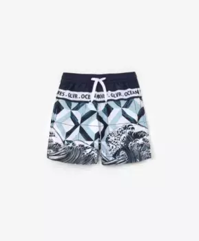 Шорты плавательные с рисунком Gulliver (110-116)