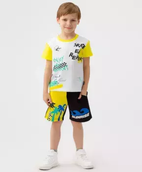 Шорты с ярким принтом Button Blue (122)