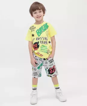 Шорты серые Button Blue (122)