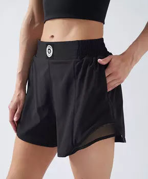 Шорты спортивные короткие для женщины черные Jumkey