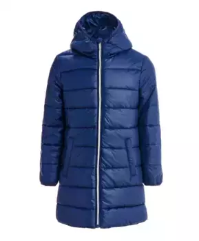Синее демисезонное пальто Button Blue (122)