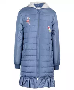 Синее демисезонное пальто Button Blue (152)