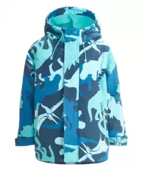 Синее демисезонное полупальто Active Button Blue (158)