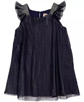 Синее нарядное платье Button Blue (152)