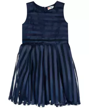 Синее нарядное платье Button Blue (98)
