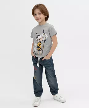 Синие брюки Button Blue