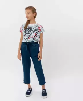 Синие брюки Button Blue (146)