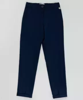 Синие брюки с манжетом Button Blue (128)