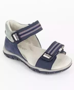 Синие сандалии на липучке Gulliver (21)