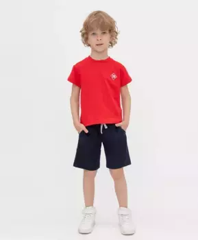 Синие шорты для мальчика Button Blue (116)