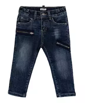 Синие утепленные джинсы Gulliver (80)