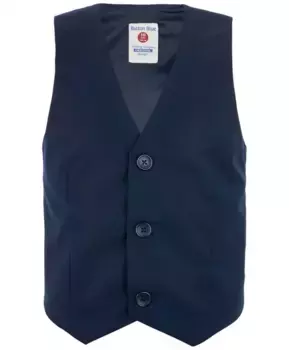 Синий классический жилет Button Blue (122)