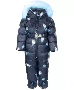 Синий комбинезон с отстегивающимися пинетками Gulliver (74)