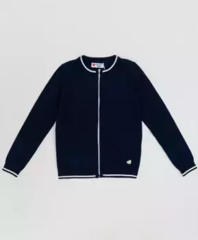 Синий тонкий кардиган Button Blue (128)