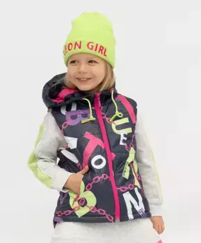 Синий жилет Button Blue (110)