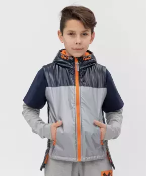 Синий жилет Button Blue (152)