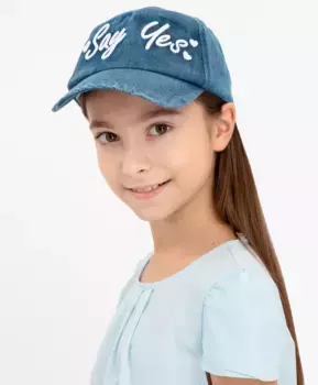 Синяя джинсовая кепка Button Blue (54)