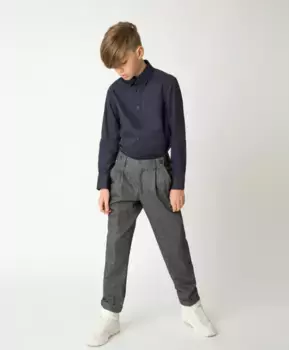 Синяя рубашка Gulliver (170)