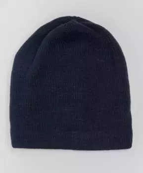 Синяя шапка с завязками Button Blue (50)