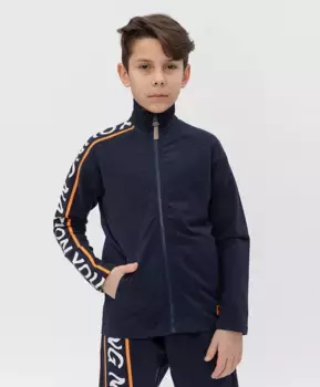 Синяя толстовка Button Blue (158)