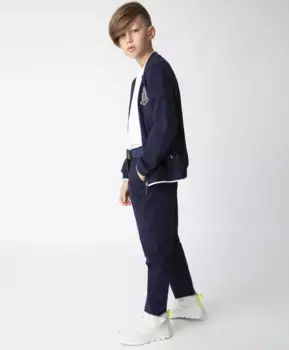 Синяя толстовка Gulliver (152)