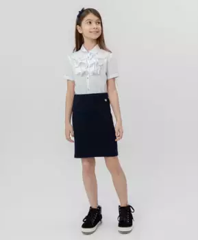 Синяя юбка Button Blue (152)