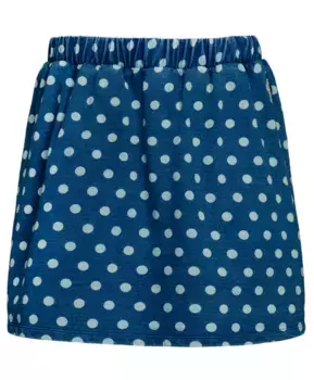 Синяя юбка в горошек Button Blue (116)