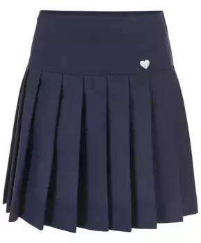 Синяя юбка в складку Button Blue (152)