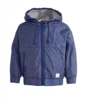 Синяя ветровка в горошек Button Blue (98)