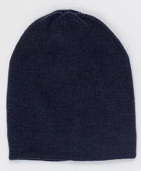 Синяя вязаная шапка Button Blue