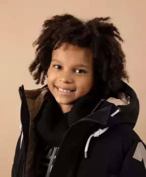 Снуд вязаный черный Gulliver (One size)