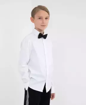 Сорочка белая с супатной планкой Gulliver (158)