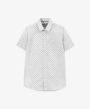 Сорочка с коротким рукавом белая Gulliver (164)