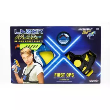 Стартовый набор зелёный бластер (1 бластер, 1 мишень, 1 держатель для мишени)