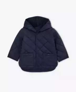 Пальто стеганое демисезонное синее для мальчика Gulliver (80-48)