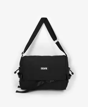 Сумка мягкая плащевая с ремнями чёрная для мальчика Gulliver