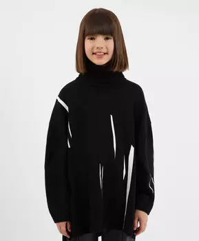 Свитер оверсайз черный Gulliver (164)