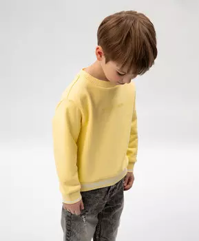 Свитшот для мальчика желтый Roberto Moretti