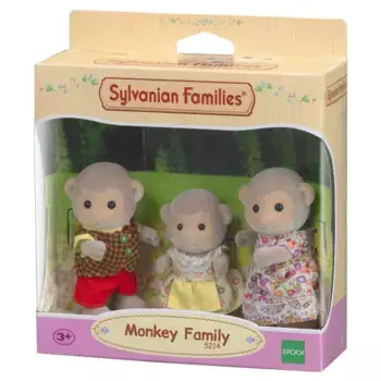 Sylvanian Families набор "Семья Обезьян", 3 фигурки