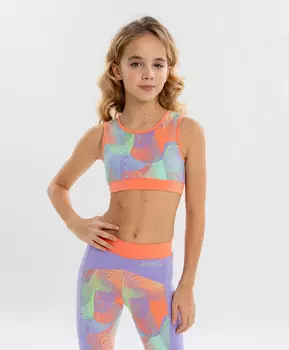 Танк-топ с принтом мультицвет для девочки Button Blue (98)