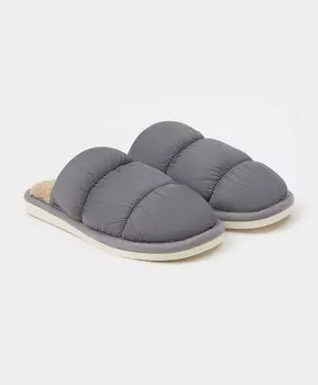 Тапочки домашние из плащовки серые Button Blue (38)