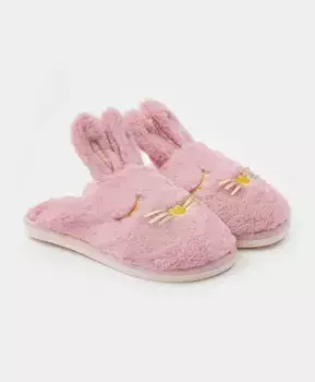 Тапочки домашние в виде зайца розовые Button Blue (37)