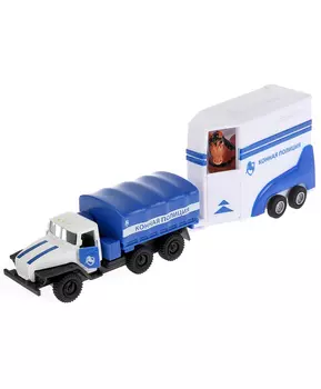 Технопарк Машина УРАЛ. Конная полиция с лошадью