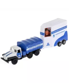 Технопарк Машина УРАЛ. Конная полиция с лошадью