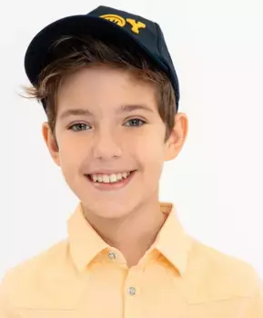 Темно-синяя бейсболка Button Blue (54)