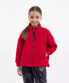 Толстовка флисовая красная для девочки Gulliver