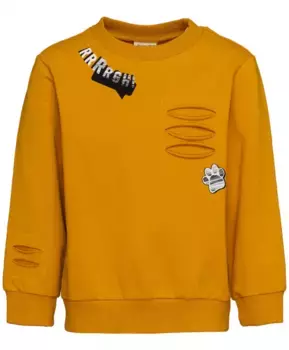 Толстовка горчичного цвета Button Blue (158)