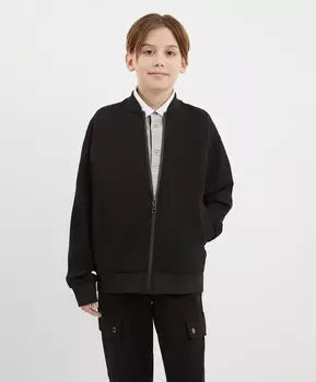 Толстовка из джерси чёрная для мальчика Gulliver